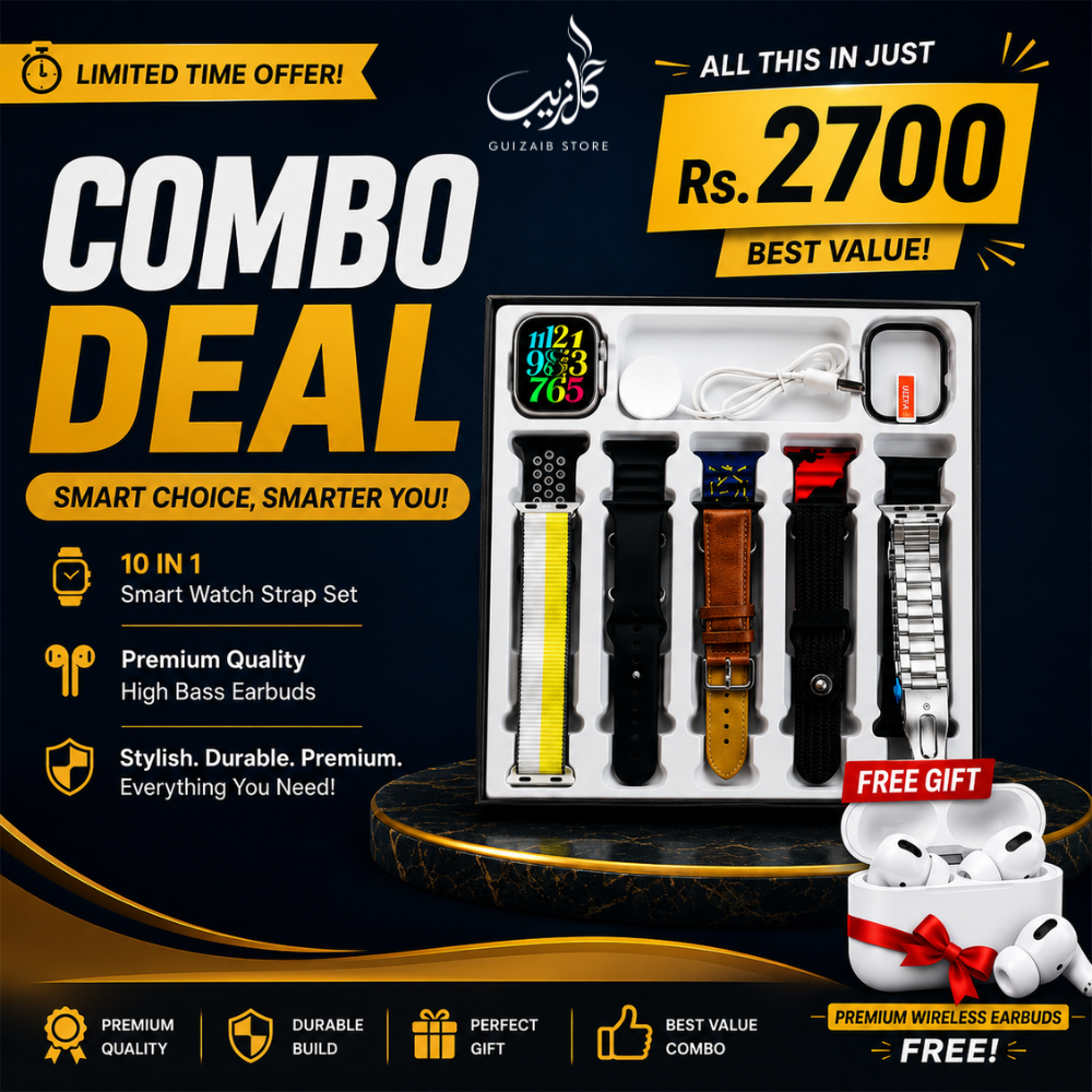 Ultra 10 Strap Smart Watch with free Earbuds