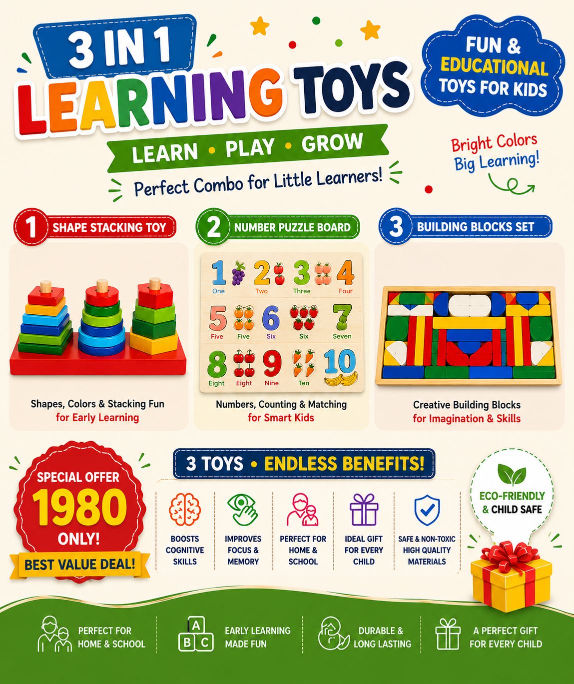 Little Genius Educational Toy Set