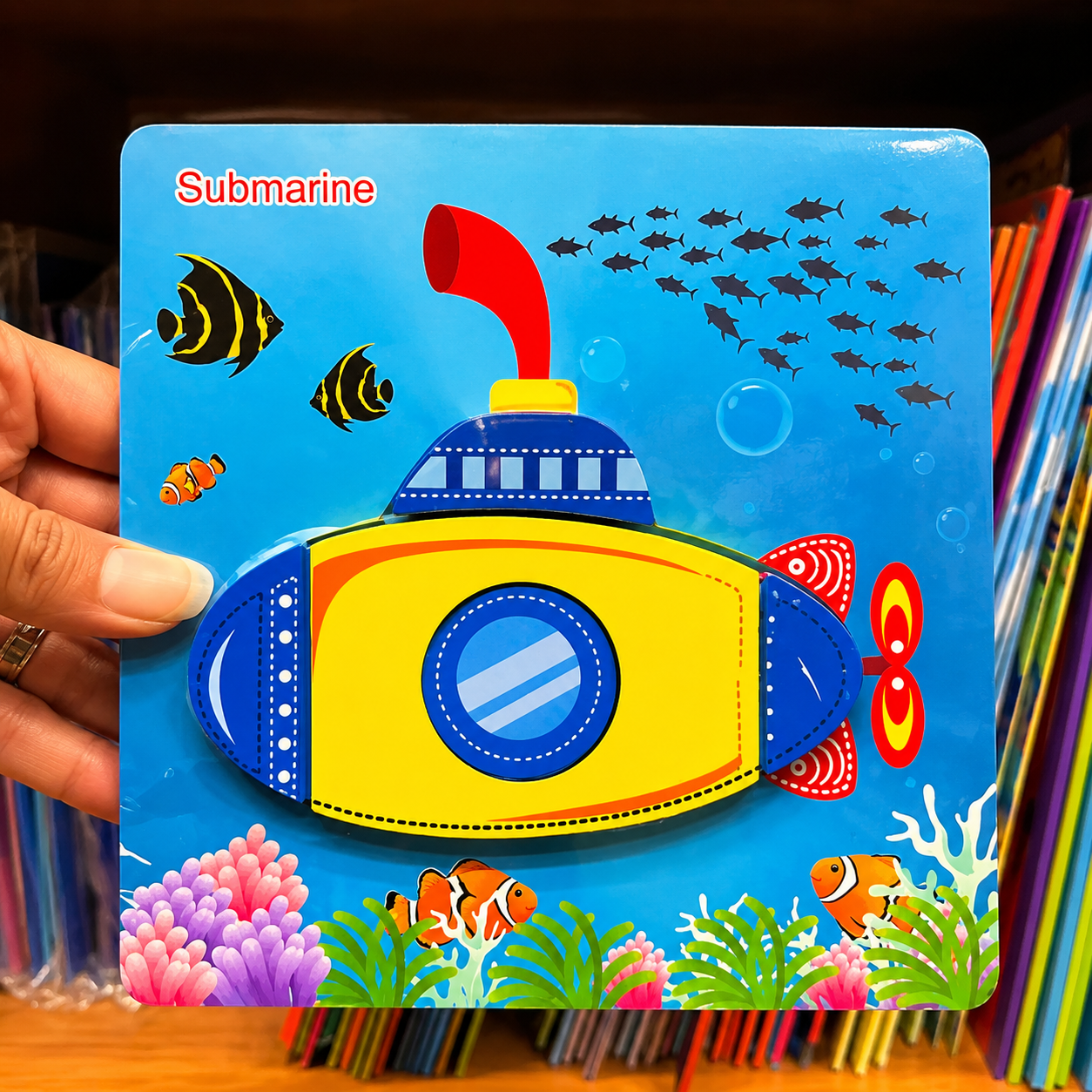 Submarine Board Book – Fun & Educational Learning Book for Kids 🚢🐠
