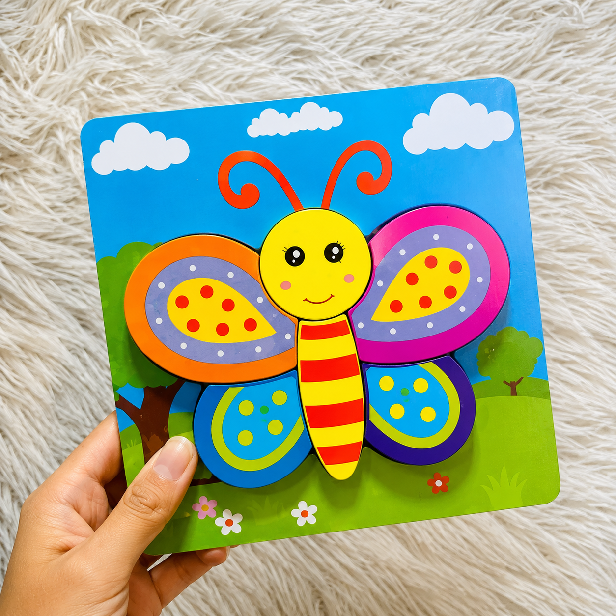 Butterfly Board Book – Colorful Learning Book for Kids 🦋🌈
