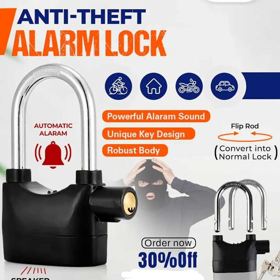 Anti-Theft Alarm Lock